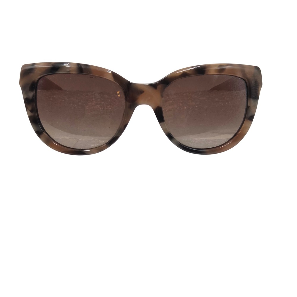 Tory Burch TY7088 Polarized Sunglasses Milky Tortoise Tan Cat Eye 54mm 1527/T5